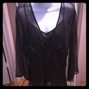 NWOT Fashion Bug Blouse with Tank Top, 14/16